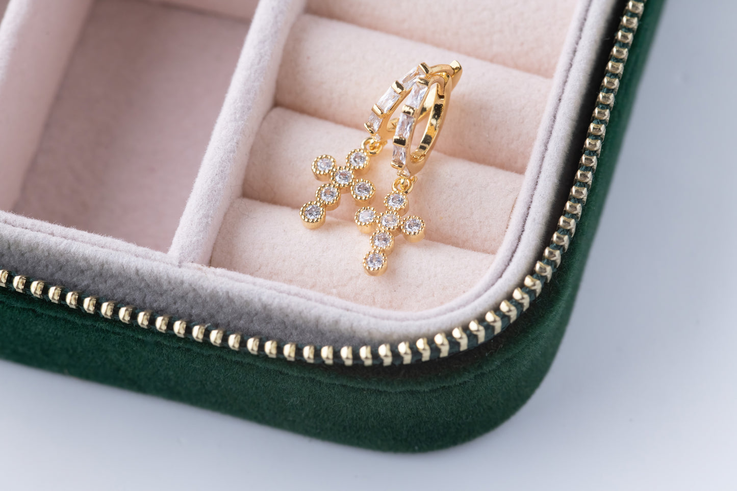 Divine Cross Earrings