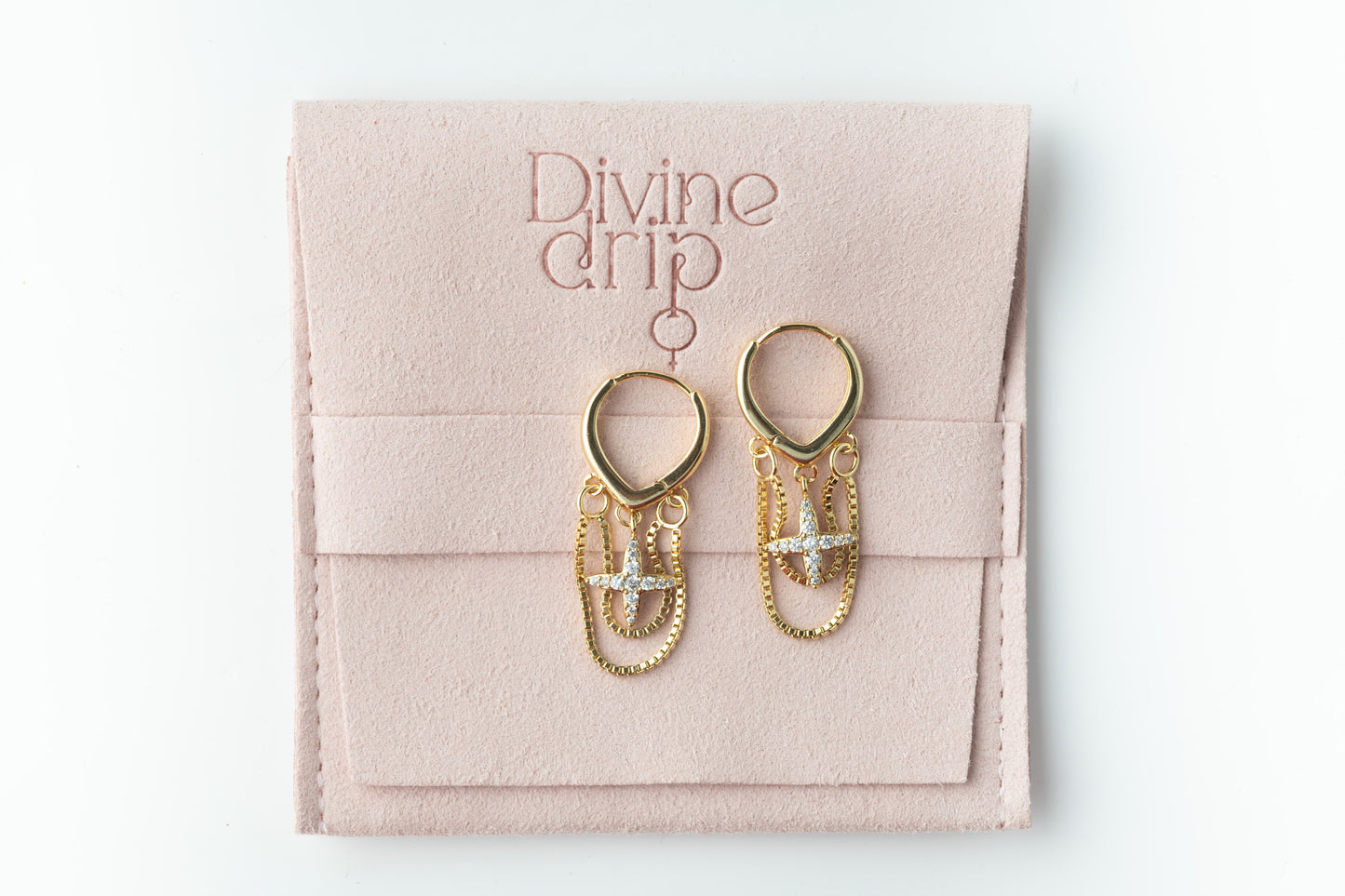 Tiny Divine Star Earrings