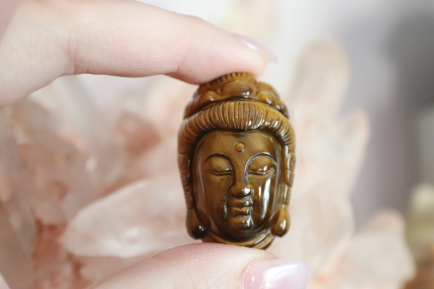 Protective Buddha Pocket Crystal