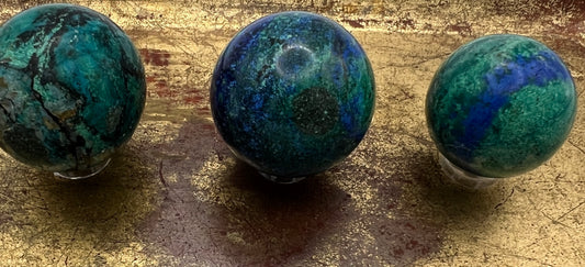 I’ll Give You the World | Malachite, Azurite & Chrysocolla Sphere