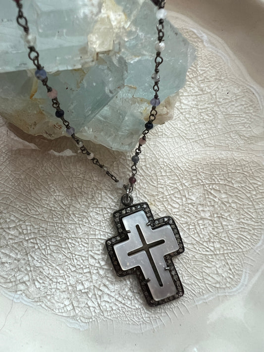 Mother's Love Cross Necklace