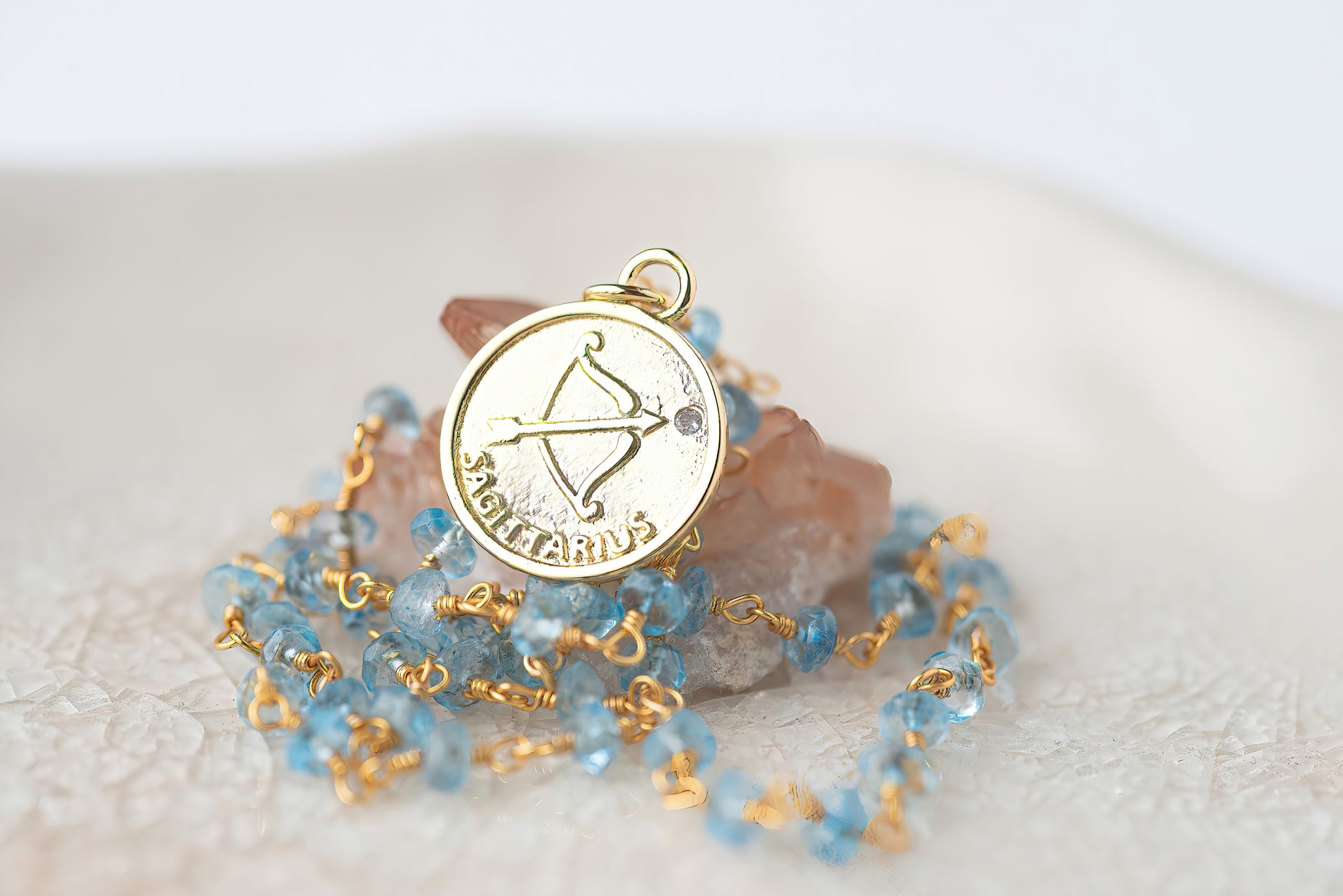 Zodiac Collection Necklace - Sagittarius Blue